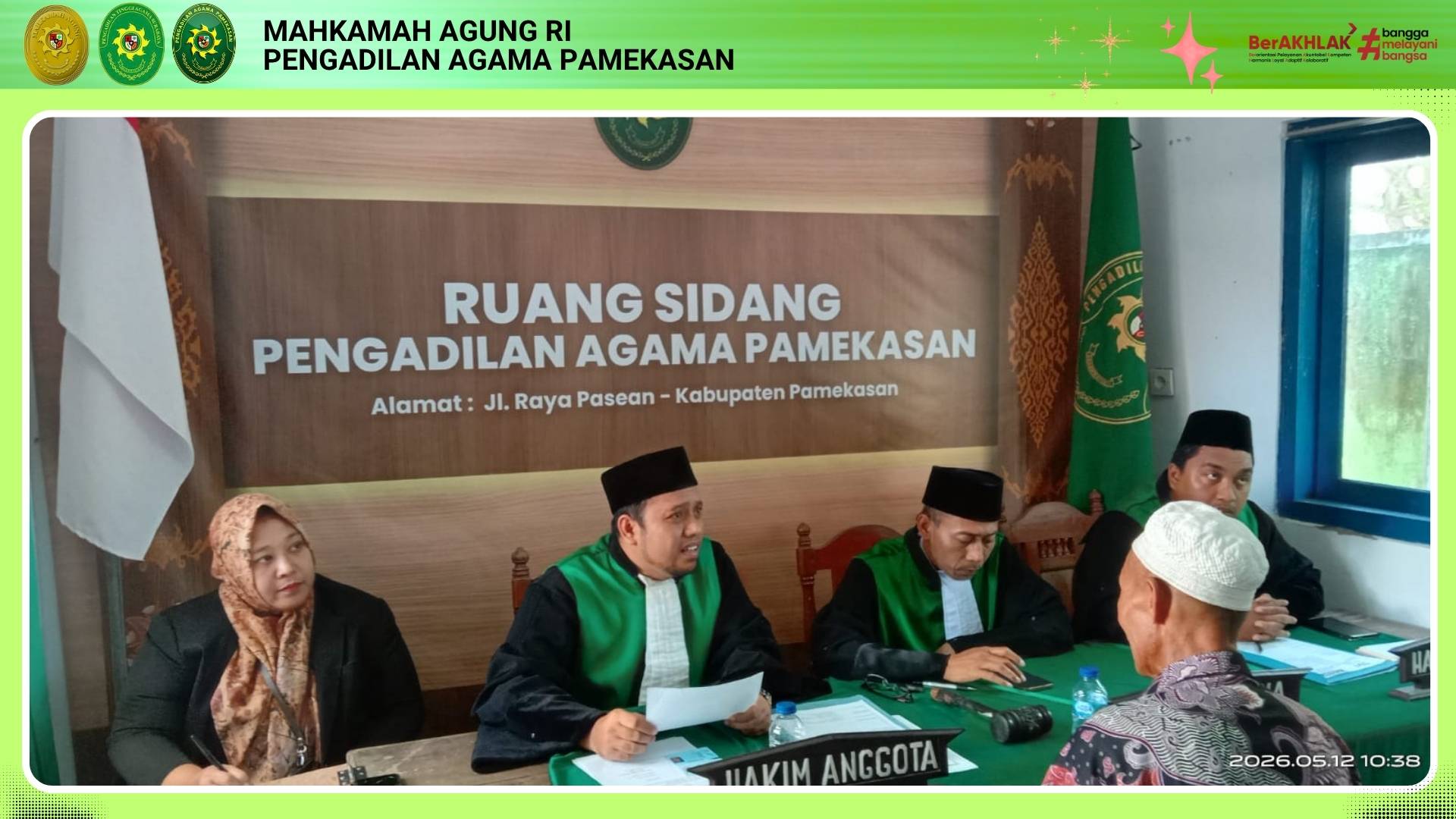 Pengadilan Agama Pamekasan Gelar Sidang di Luar Gedung di Kecamatan Pasean
